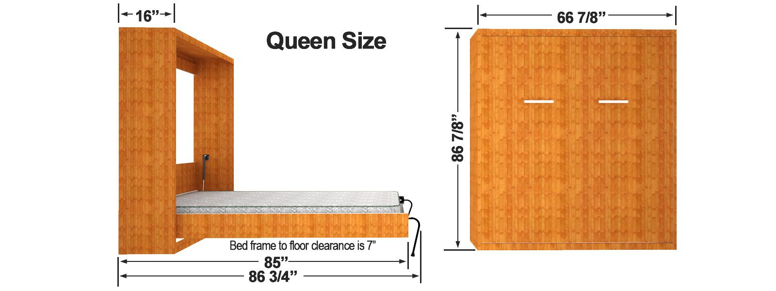 Vertical Queen Murphy Bed Dimensions At James Reis Blog with regard to Maximizing space with proper queen size murphy bed measurements