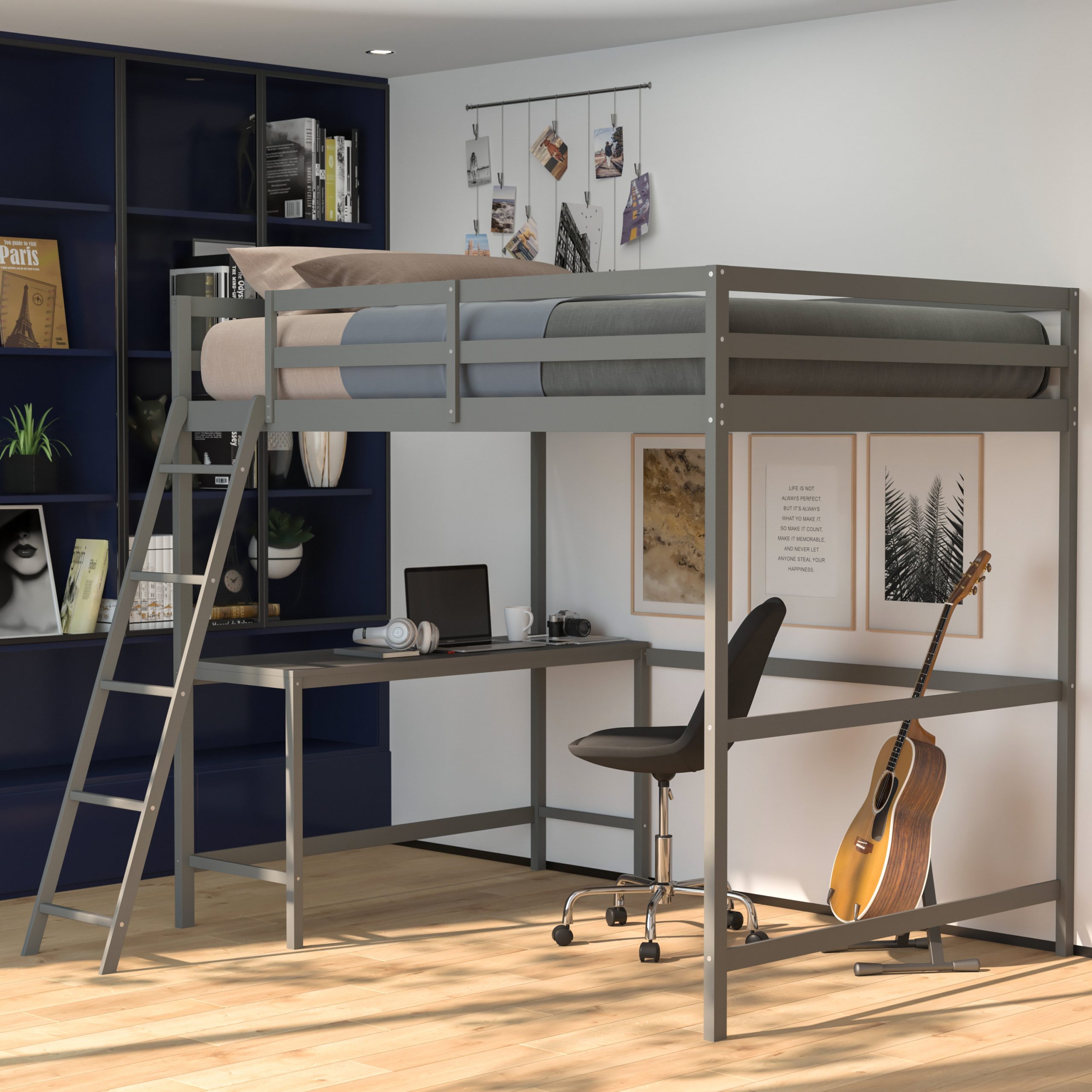Wayfair Bunk Bed Desk At Maddison Loch Blog in Ultimate Guide to Buying Bunk Beds with Desks That Actually Work