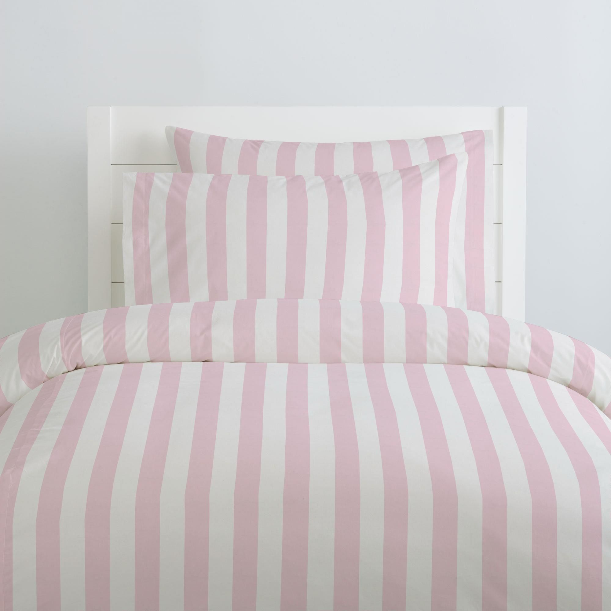 White Bedding With Pink Piping At Ruby Huntley Blog for Pink And White Bed Linen