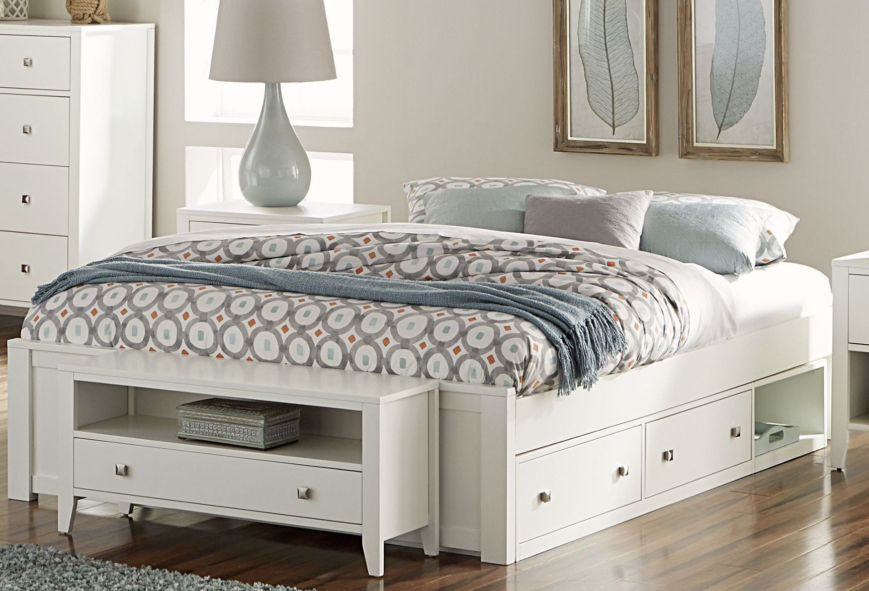 White Queen Beds With Storage Drawers At Eva Facy Blog with regard to Platform Queen Bed With Drawers