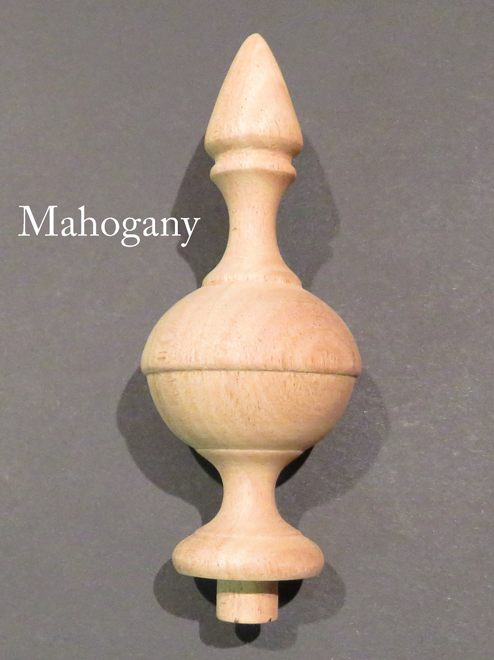 Wooden Finial Bed Post 5 " Wood Choice Oak Maple Cherry Walnut Or ... throughout DIY Tips for Customizing Wood Finials on Your Bed Posts
