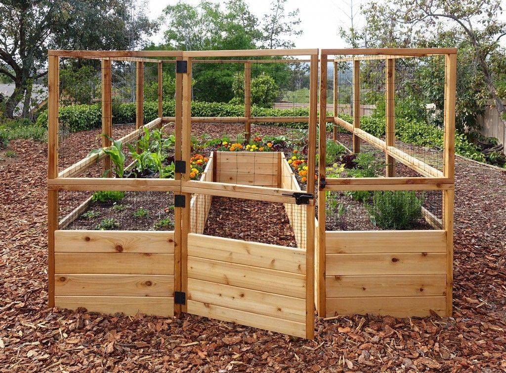 Building effective deer proof raised garden beds for backyard gardens