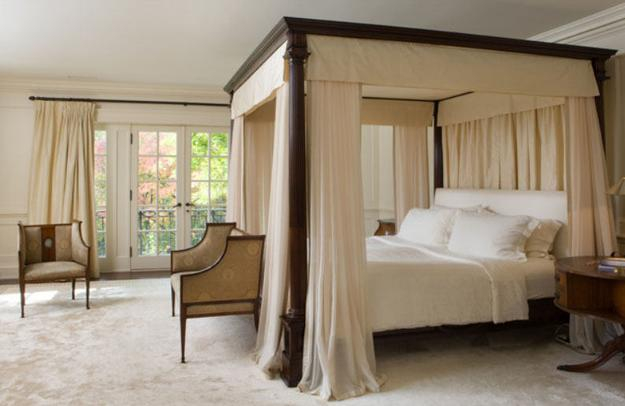 25 Glamorous Canopy Beds For Romantic And Modern Bedroom Decorating with Decorating Bedroom With Balcony That Has A Canopy Bed