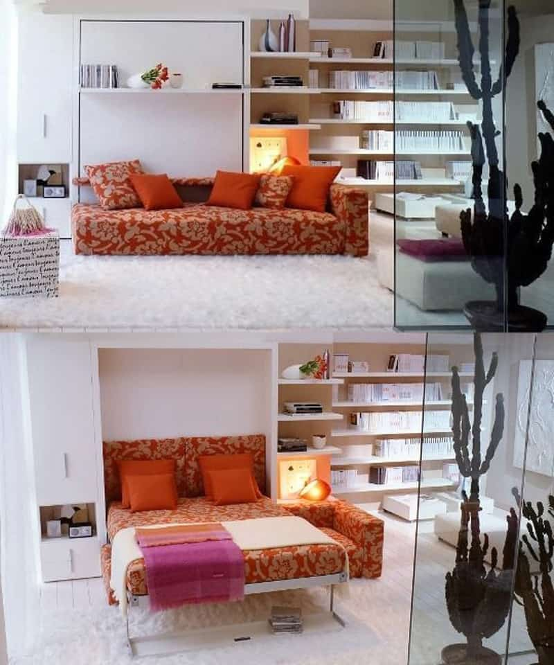 25 Ideas Of Space Saving Beds For Small Rooms throughout Creative Storage Solutions for Hidden Guest Bed Systems