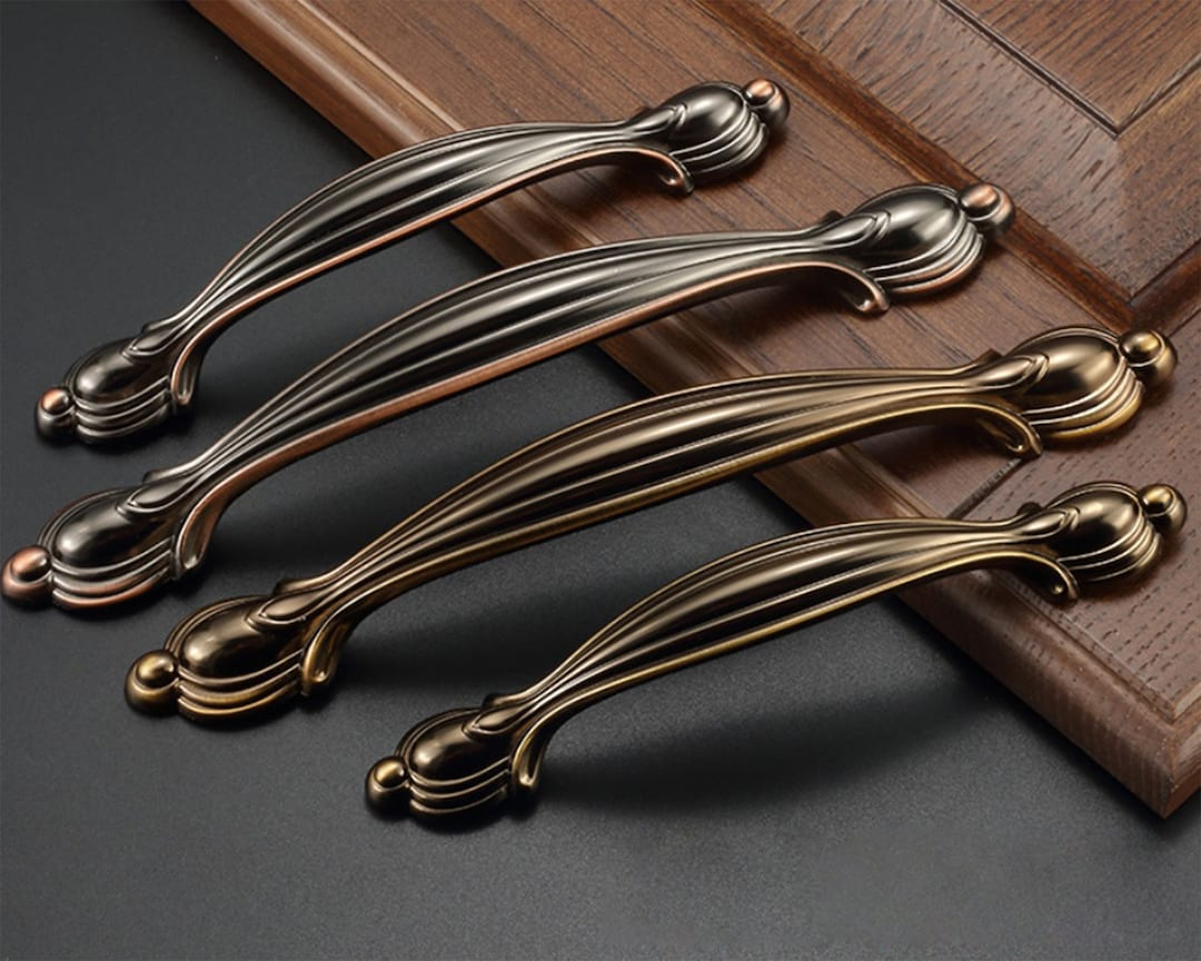 3.78" 5" Oil Rubbed Bronze Cabinet Pulls Vintage Kitchen Drawer Knobs ... with regard to Bronze Oil Rubbed Cabinet Hardware