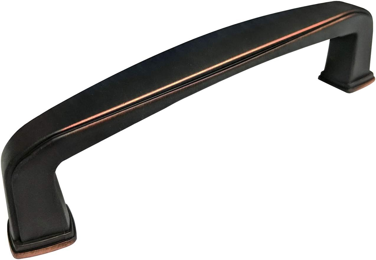 5 Pack Dark Oil Rubbed Bronze Kitchen Cabinet Drawer Hardware Square ... pertaining to Bronze Oil Rubbed Cabinet Hardware