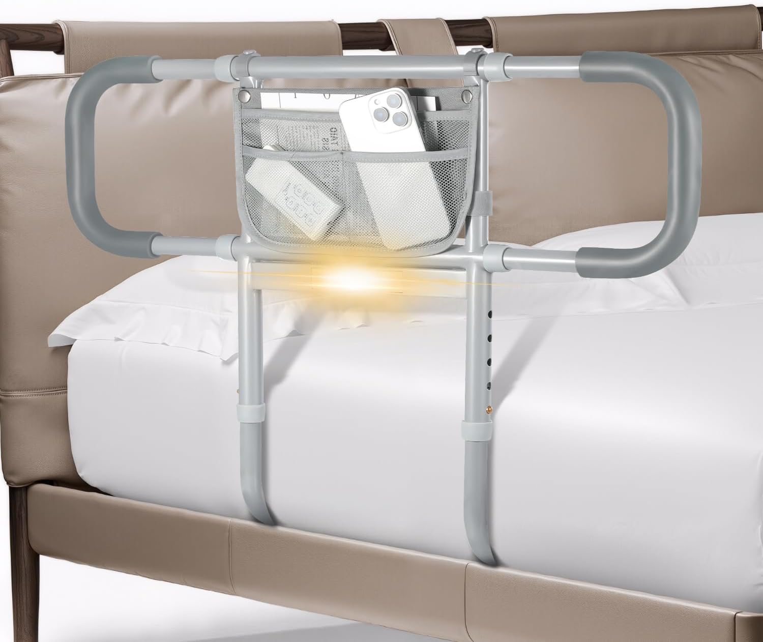 Amazon.com: Bed Rails For Elderly Adults Safety, Extended Bed Assist ... inside How safety bed rails can prevent falls and improve sleep quality for seniors