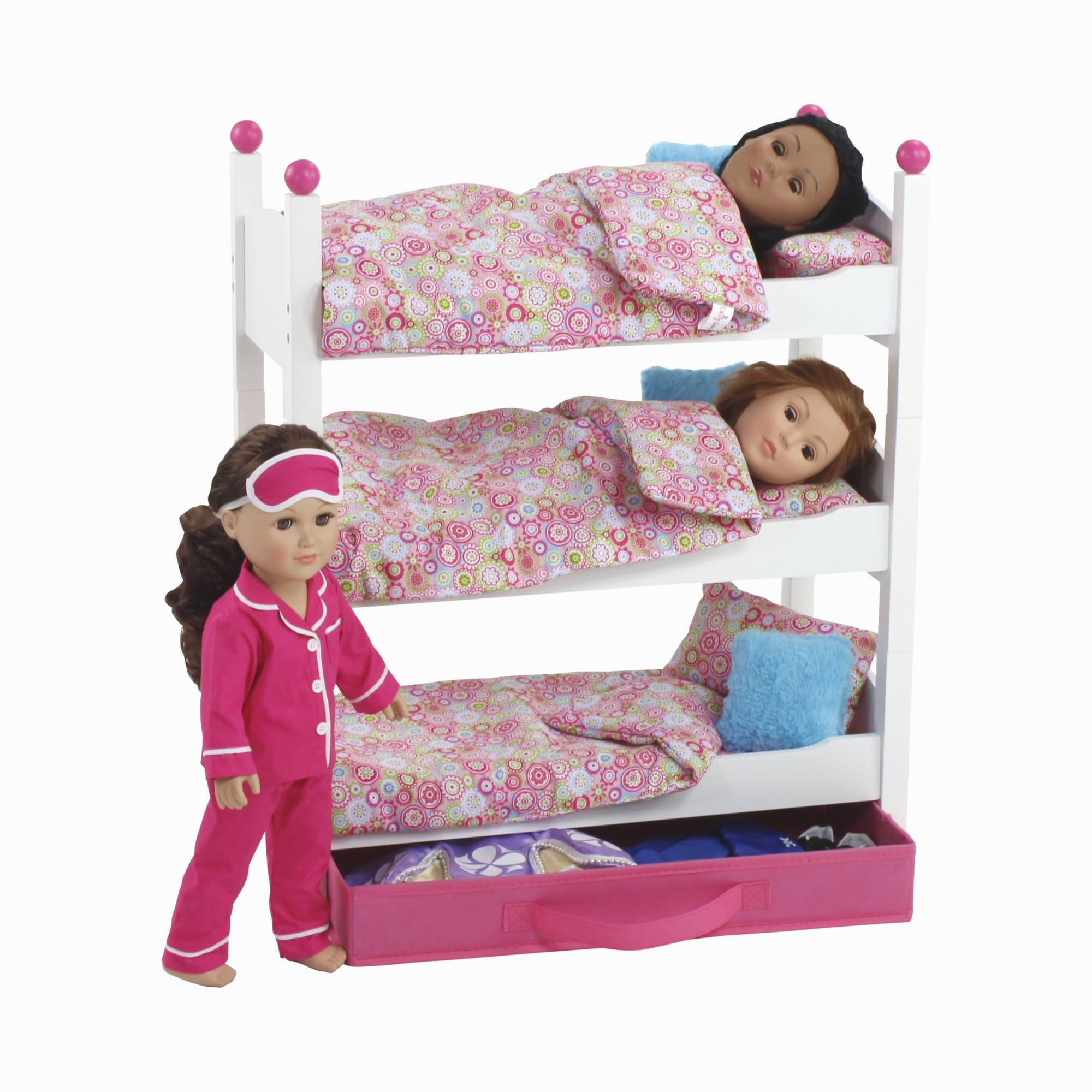 Amazon.com: Emily Rose Doll Clothes 18 Inch Doll Furniture Bed ... with Doll Bed For 18 Doll