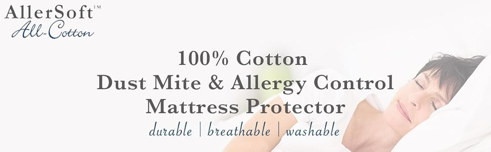 Amazon.com: National Allergy 100-Percent Cotton Mattress Protector ... intended for How 100 percent cotton mattress protectors offer superior sleep comfort