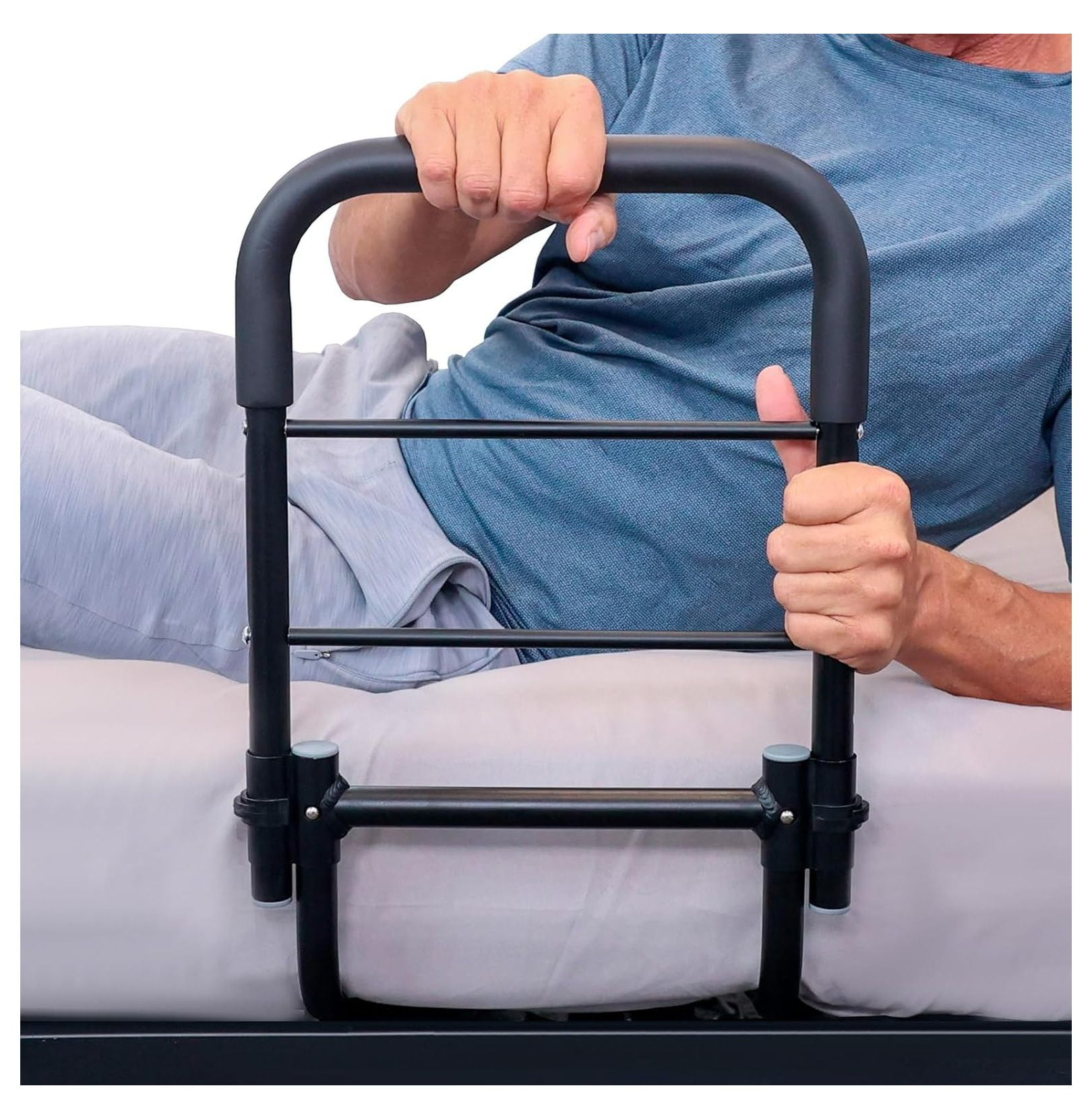 Bed Assist Rail For Elderly Adults Safety - Height Adjustable Bed Cane ... intended for The Role of Full Length Bed Rails in Preventing Falls and Enhancing Mobility