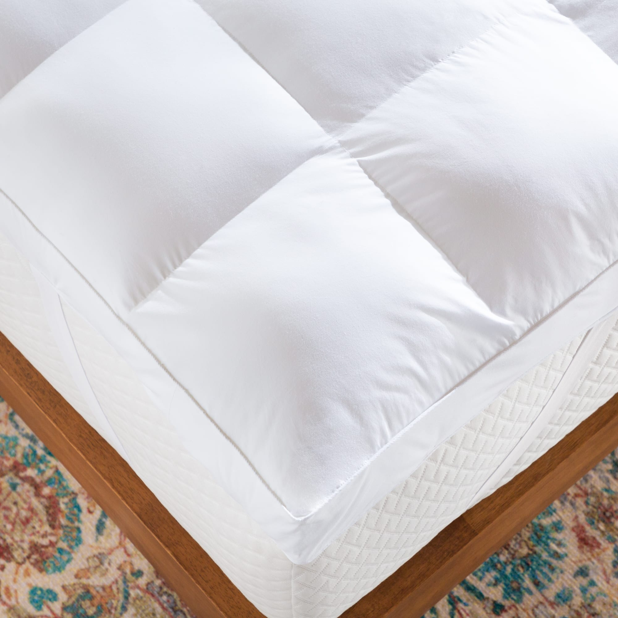 Best Buy: Linenspa Essentials 3" Queen Down Alternative Mattress Topper ... with The Science Behind Why Down Alternative Queen Mattress Toppers Feel So Good