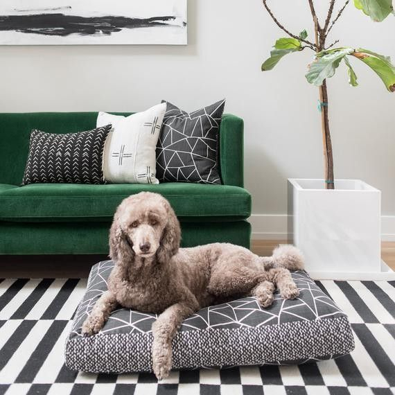 Black White Dog Bed At Darin Kinsey Blog in Dog Bed Black And White