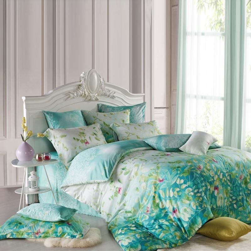 Blue And Green Bedding Sets - Enjoybedding.com | Green Bedding Set ... regarding Blue And Green Bed Sets