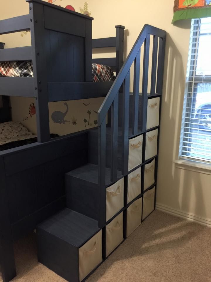 Bunk Bed With Storage Stairs with regard to Stair Storage For Bunk Beds