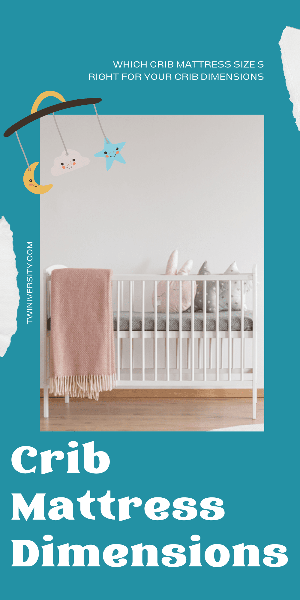 Crib Mattress Dimensions: What Is Best For Baby? | Twiniversity #1 ... for Baby sleep essentials the most common crib mattress sizes explained
