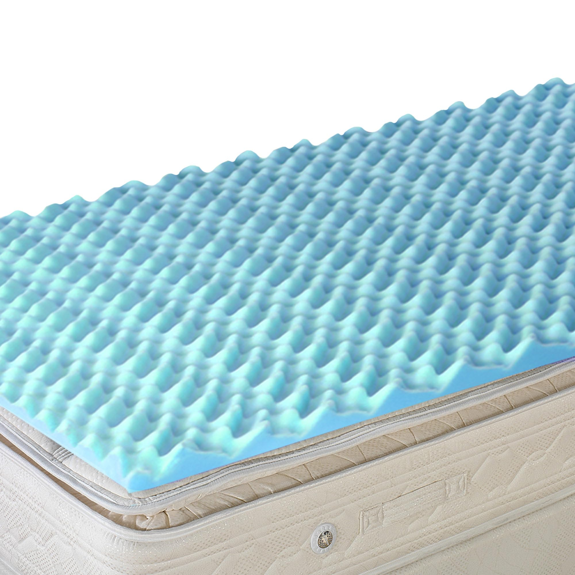 Dmi Foam Mattress Topper, Egg Crate Foam Pad, Mattress Pad And Bed ... for Exploring the Best Egg Crate Pads for Side Sleepers and Back Sleepers