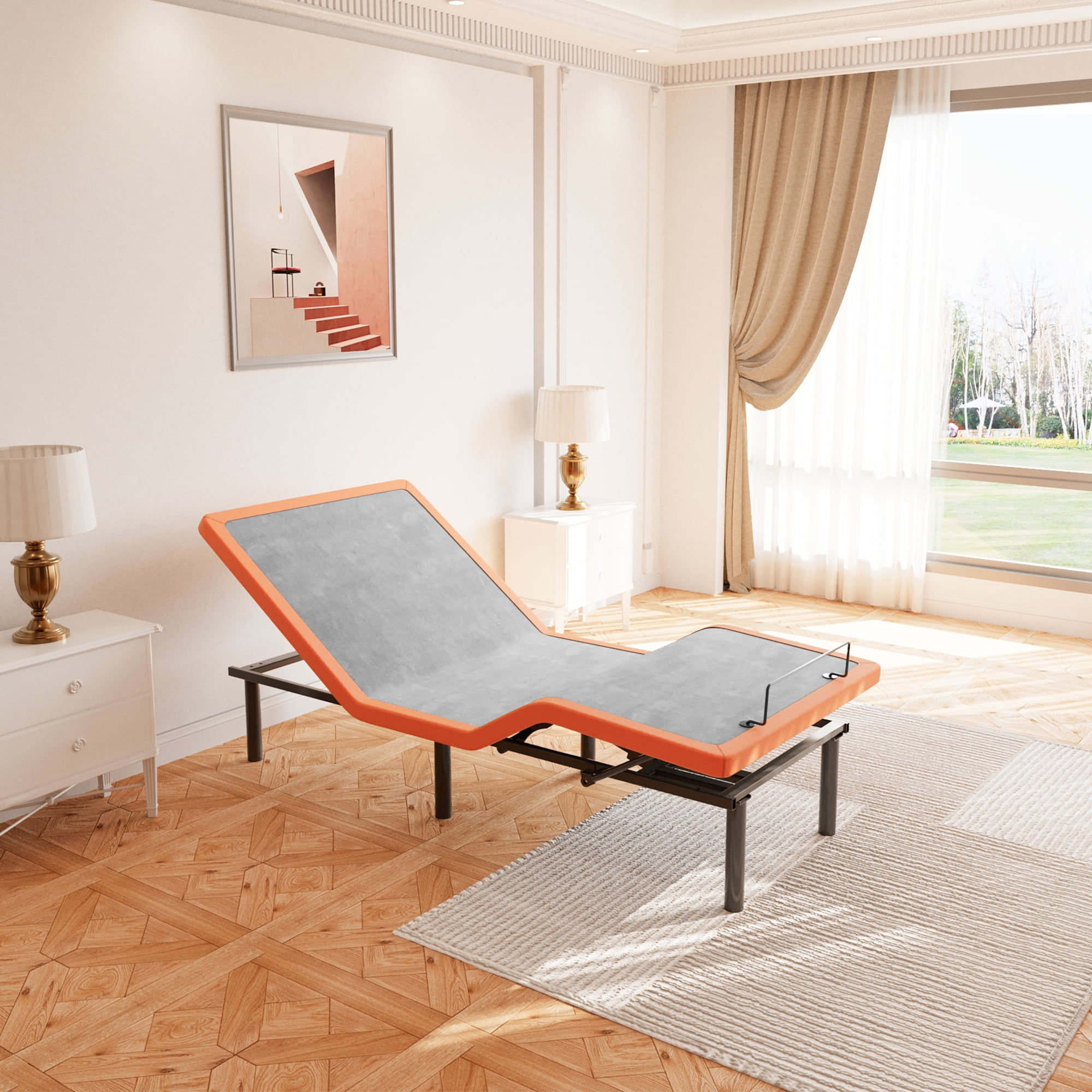Eshine Twin Xl Steel Adjustable Bed Frame With Wireless Remote ... for Choosing the Right Adjustable Twin XL Bed Frame for Your Sleeping Needs