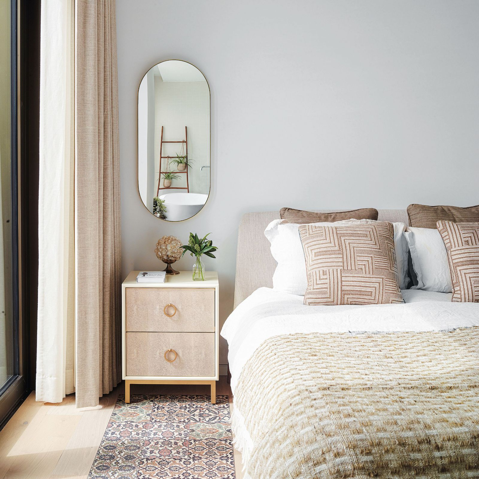 Feng Shui Experts Reveal Where To Put A Mirror In A Bedroom | Ideal Home regarding Understanding the Psychology Behind Sleeping with a Mirror Facing You