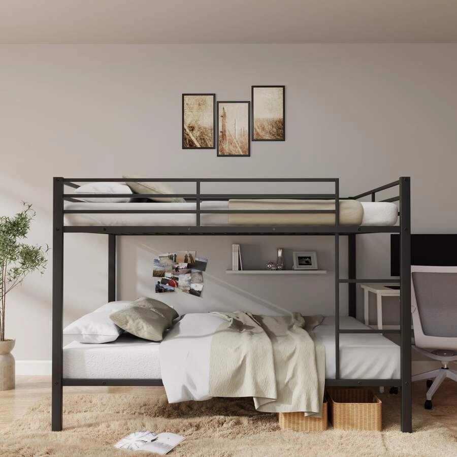 Full Size Bunk Beds, Heavy Duty Bunk Beds For Kids Full Over Full ... pertaining to Weight Capacity For Bunk Beds