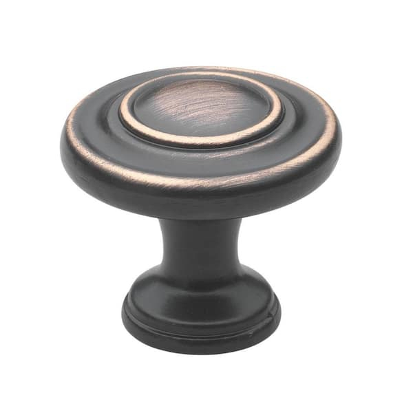 Gliderite 1-1/4 In. Dia Oil Rubbed Bronze Classic Round Ring Cabinet ... with Understanding the Art of Rubbed Oil Bronze Cabinet Knobs