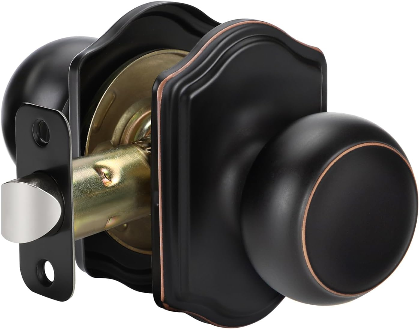 Goldenwarm Oil Rubbed Bronze Passage Door Knobs, Classic Decorative ... for Creating visual harmony with oil rubbed bronze door knobs in home interiors