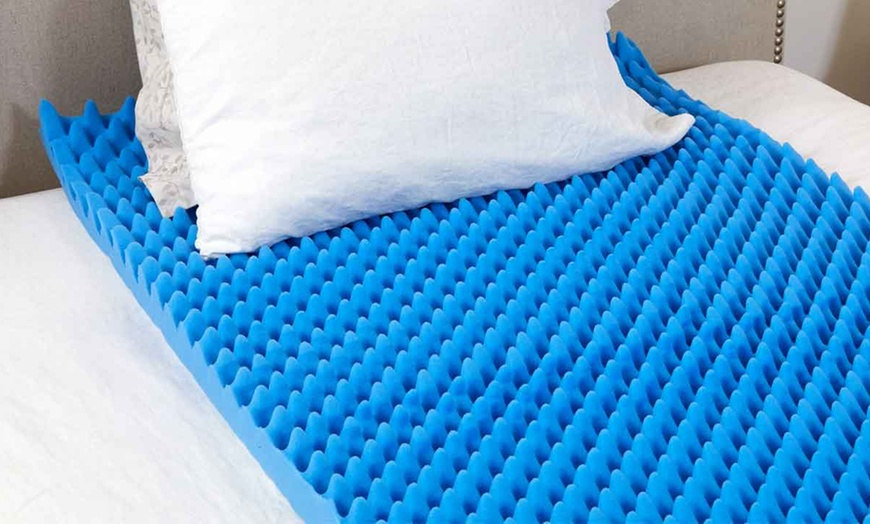 Hermell Egg Crate Mattress Pad | Groupon Goods in Egg Crate Pads For Beds