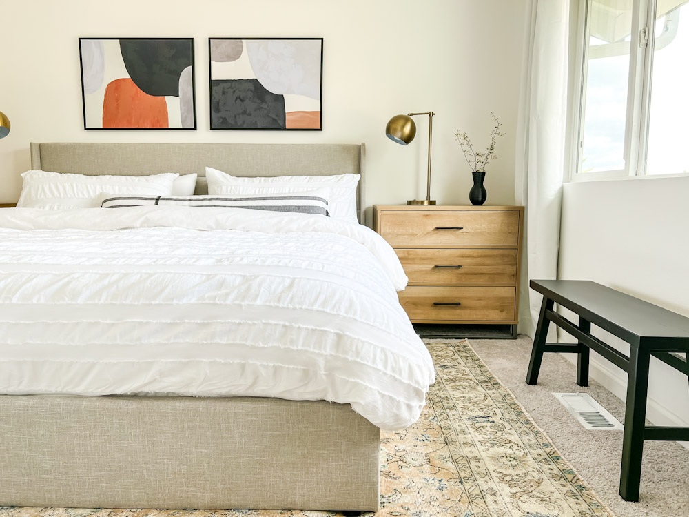 How I Fit A King Size Bed In My Small Bedroom And How You Can Too ... inside Small Room With King Bed