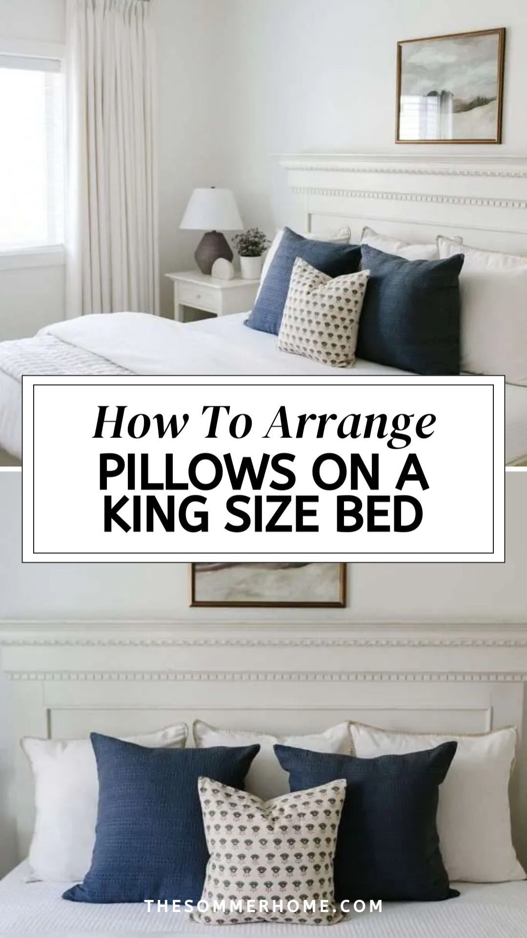 How To Arrange Bed Pillows On A King Size Bed | Home Decor Tips ... pertaining to The Ultimate Guide to Choosing the Right King Size Bed Linens and Accessories