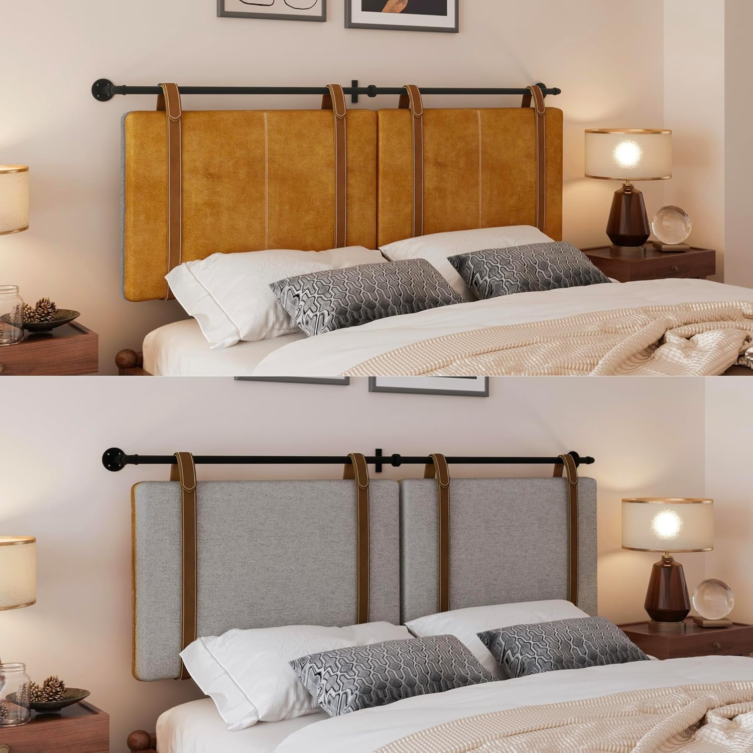 Living Well with Less Space Creative Solutions Using King Size Wall Mount Headboards