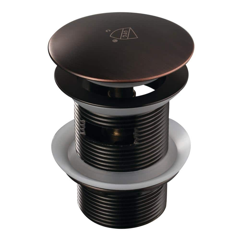 Kingston Brass Trimscape Toe-Touch Tub Drain With Overflow, Oil Rubbed ... within The art and science behind oil rubbed bronze finish on bathtub drains