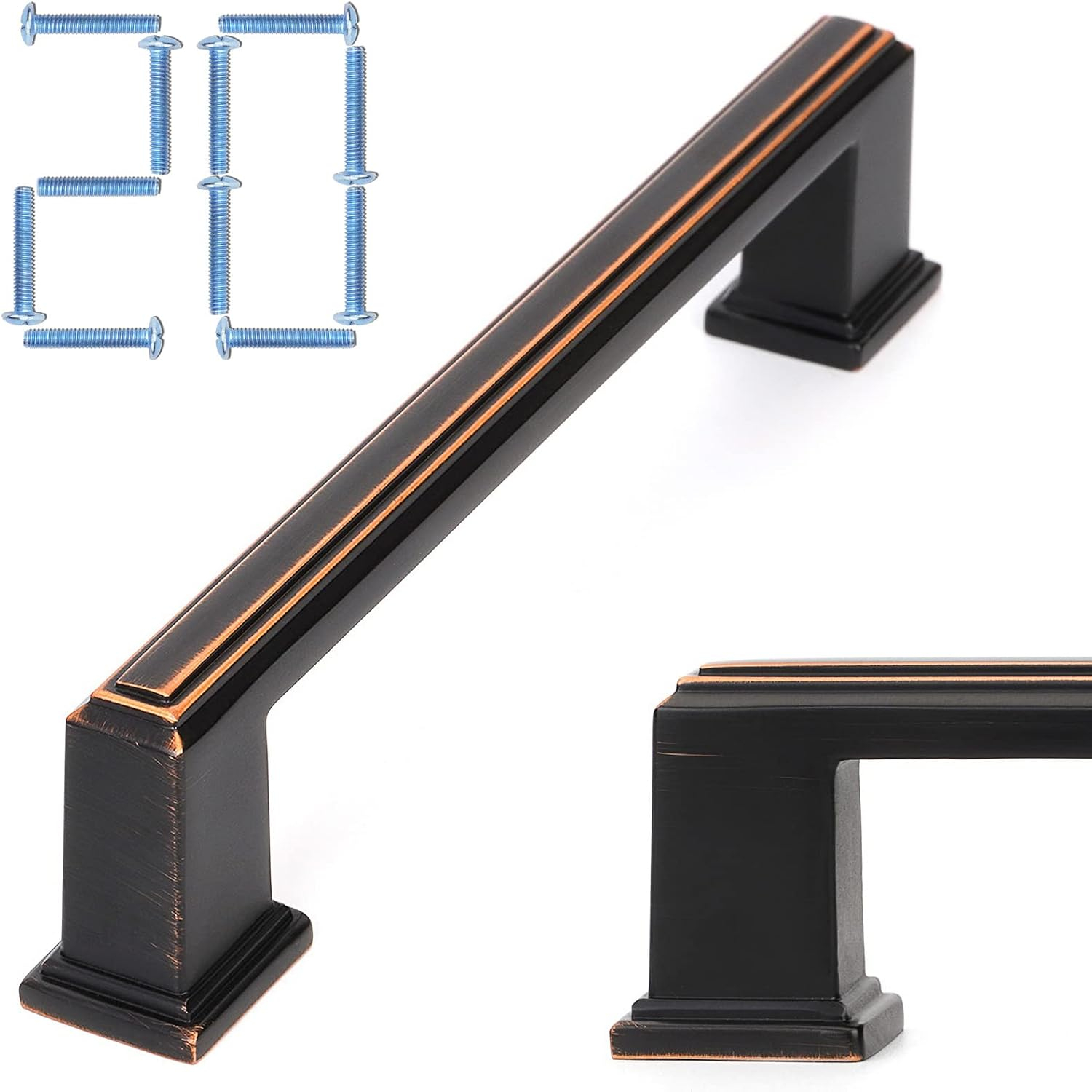 Koofizo Oil Rubbed Bronze Cabinet Pulls Rubbed Bronze Cabinet Handles ... with regard to Mastering the installation process for oil rubbed bronze kitchen handles