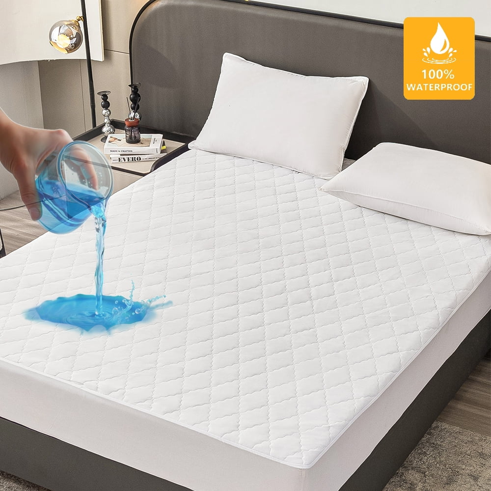 Mainstays Waterproof Twin/Twin Xl Mattress Pad 39X80 Inches With ... regarding Choosing the right twin xl waterproof mattress protector for family use