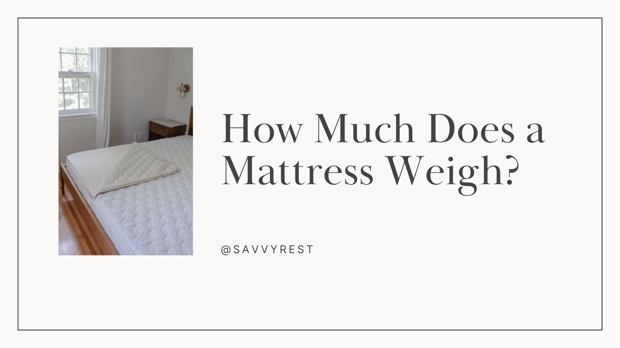 Mattress Weight Guide: Sizes, Types, And What To Expect with regard to Weight breakdown of popular twin mattress materials and their practical implications