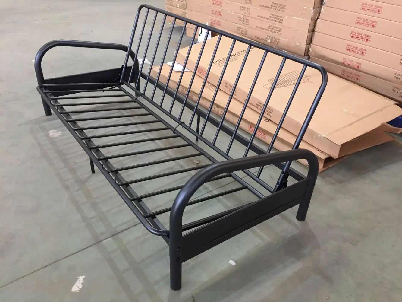 Metal Futon Frame - Adjustable Sofa Bed In Black in Exploring the evolution of metal frame futon with mattress in modern sleeping solutions