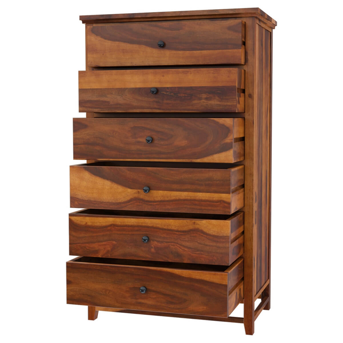 Mission Modern Solid Wood 6 Drawer Bedroom Tall Dresser with regard to Understanding the Best Wood Tall Dresser Options for Your Bedroom