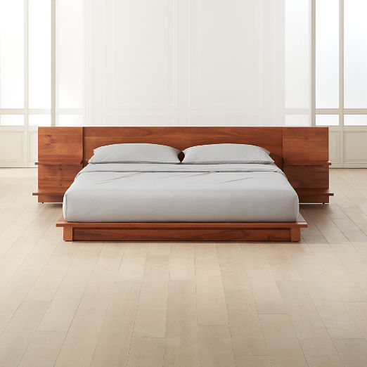 Modern California King Beds & Bed Frames | Cb2 with regard to California King Wood Bed Frame