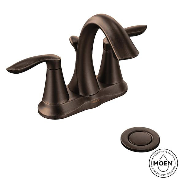 Moen Eva Oil Rubbed Bronze Two-Handle High Arc Bathroom Faucet 6410Orb ... with regard to Maximizing the lifespan of your moen oil rubbed bronze plumbing fixtures