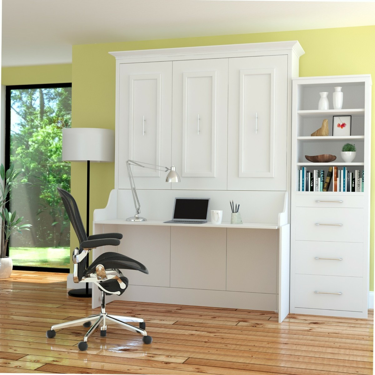 Queen Murphy Bed With Desk Amazon.com: Dercass Space Saving Murphy Bed pertaining to Queen Wall Bed With Desk