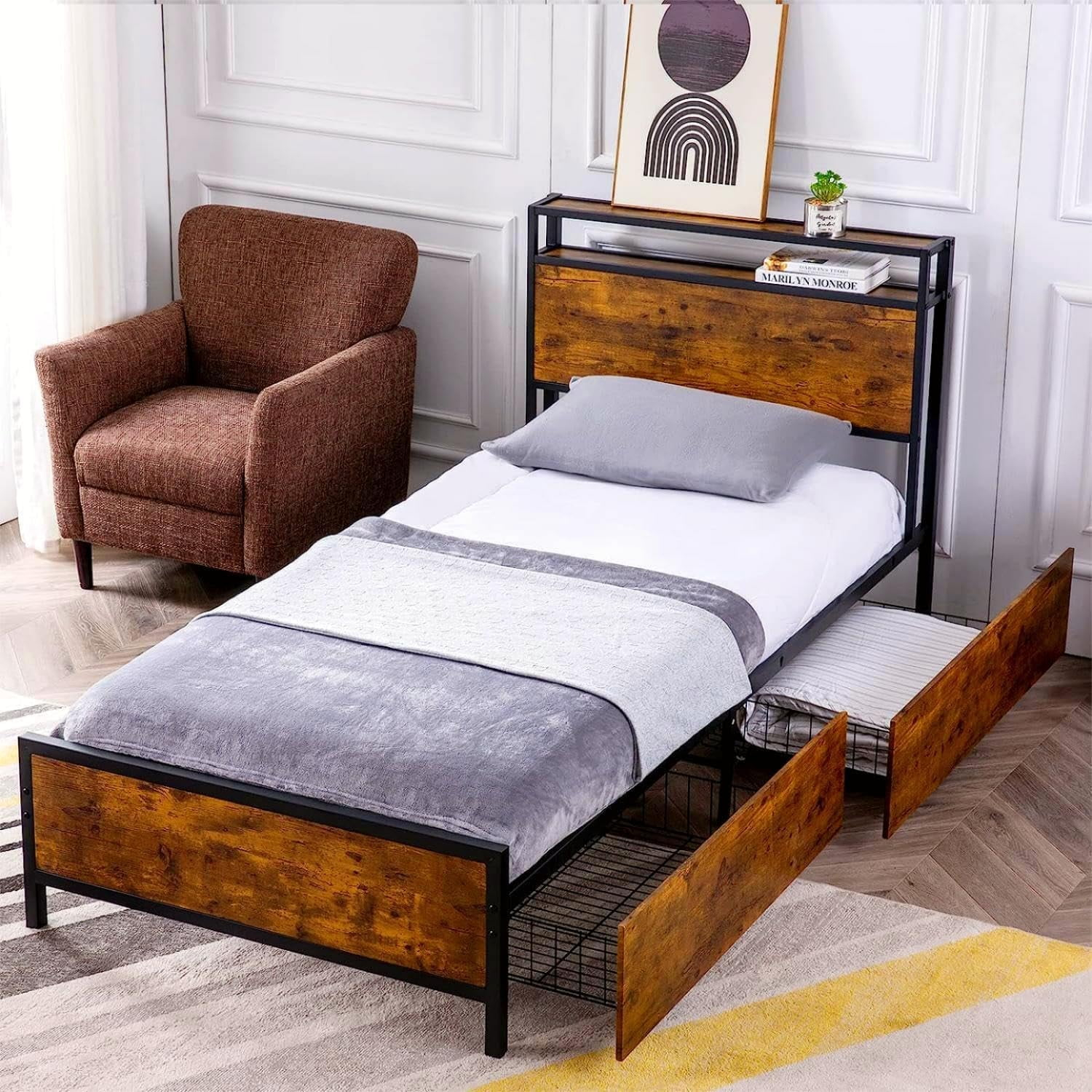 Understanding the Benefits of Twin XL Bed Frames with Built-in Storage Solutions
