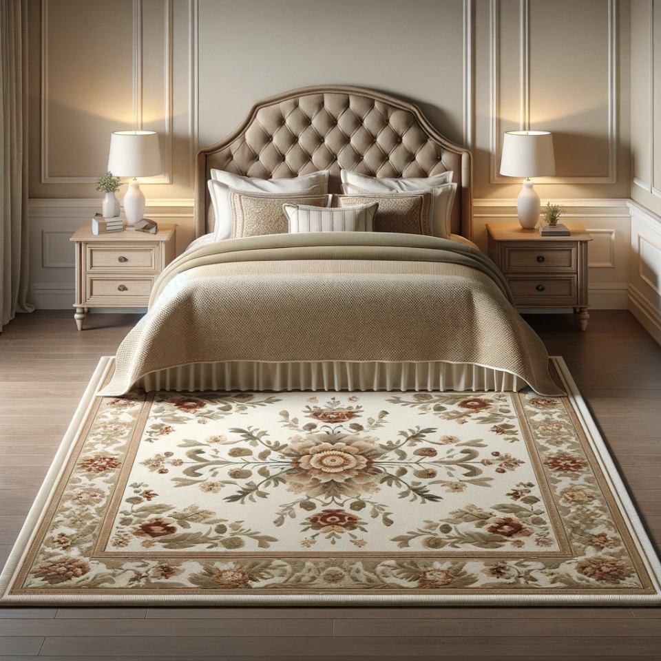 Rug Size Guide For King Beds With Pictures (Popular Sizes) regarding King Bed Area Rug Size