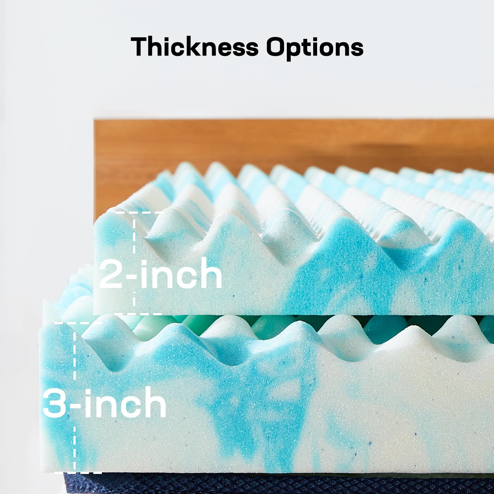Snapklik.com : Marsail Twin Xl, 2-Inch Egg Crate Memory Foam, Mattress ... with regard to The Ultimate Guide to Choosing the Right Twin Egg Crate Foam Mattress Topper