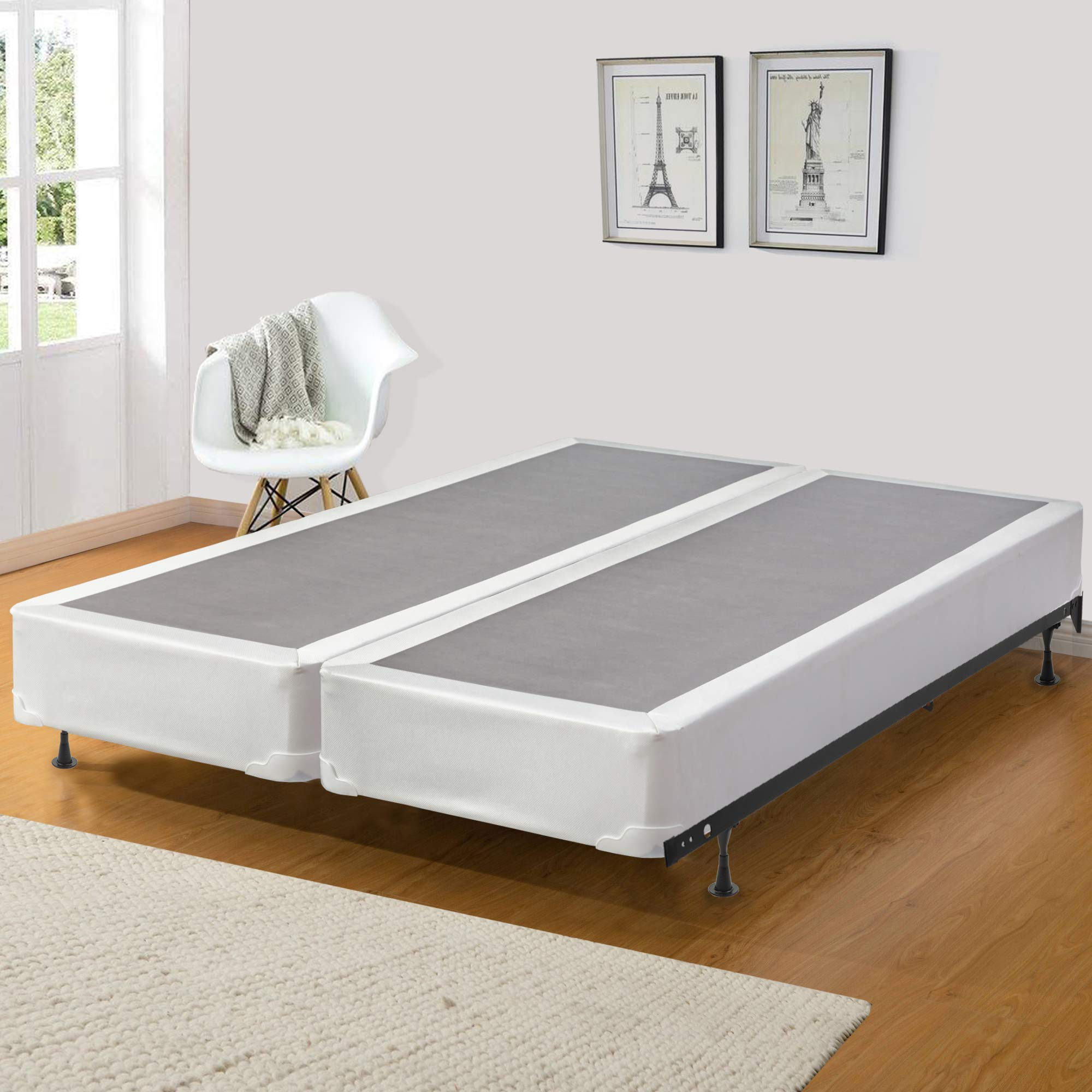 Split Queen Box Springs For Bed Continental Sleep 8" Box Spring ... throughout Do I Need A Bed Frame With A Box Spring