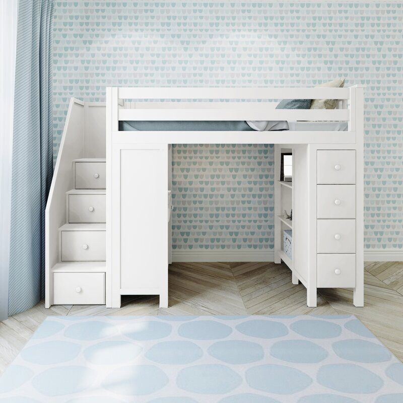 Storage Loft Bed With Stairs At Rosemary Henry Blog for Storage Loft Bed With Stairs