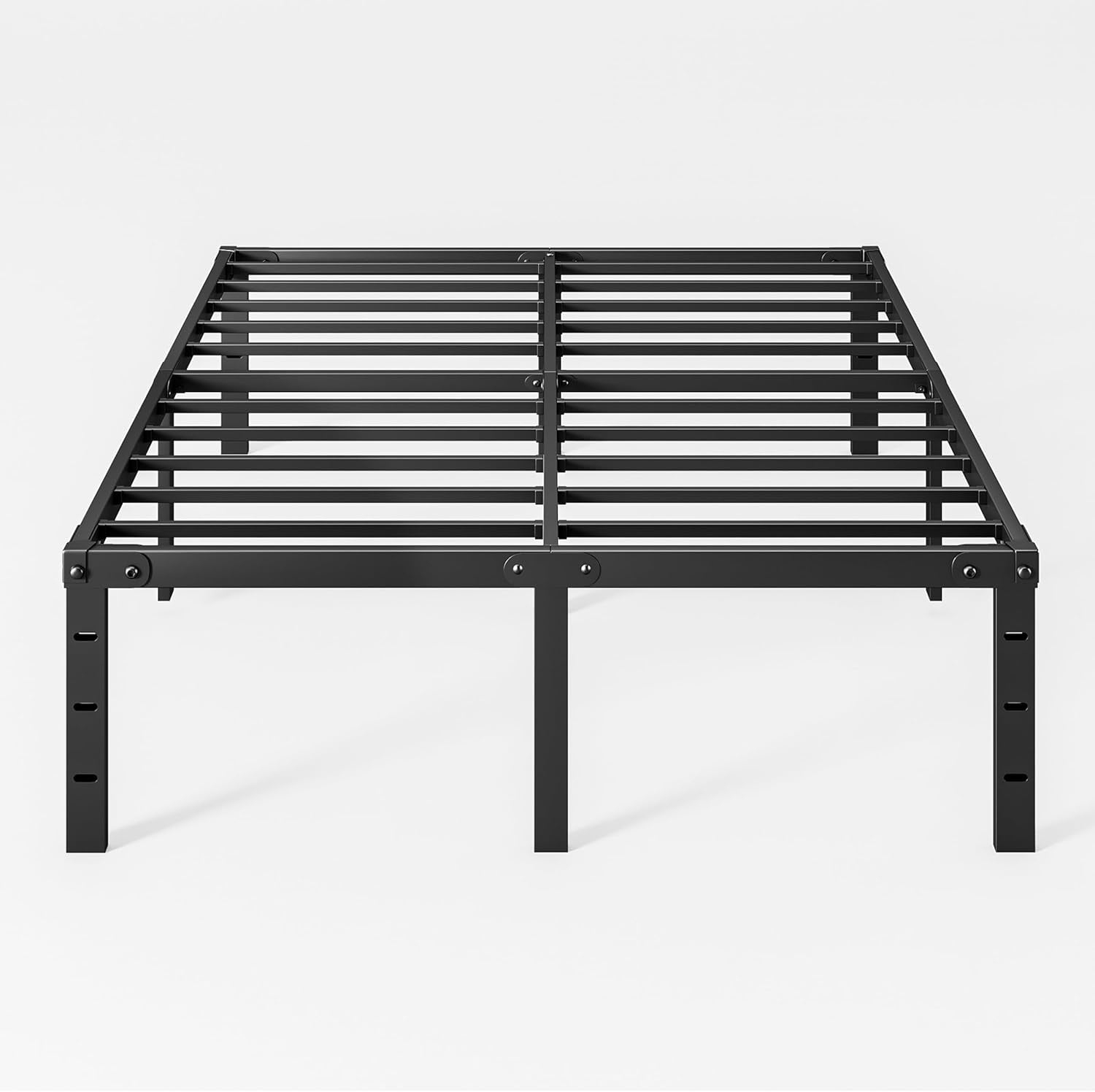 Tall Bed Frame - Heavy Duty Metal California King Bed Frame In Matte ... with Why metal cal king bed frames are becoming the preferred choice