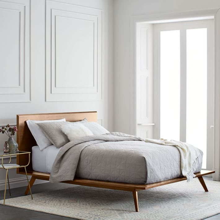 The 15 Best Mid Century Modern Bed Frames For Any Budget — Home & Jet ... with Mid Century Modern Bed Frame Queen