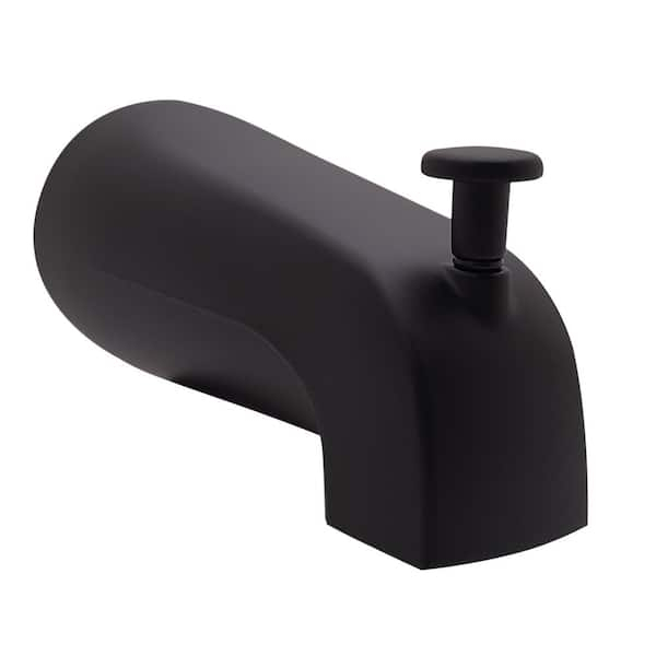 Westbrass 5-1/4 In. Standard Reach Wall Mount Tub Spout With Front ... inside Oil Rubbed Bronze Bathtub Spout