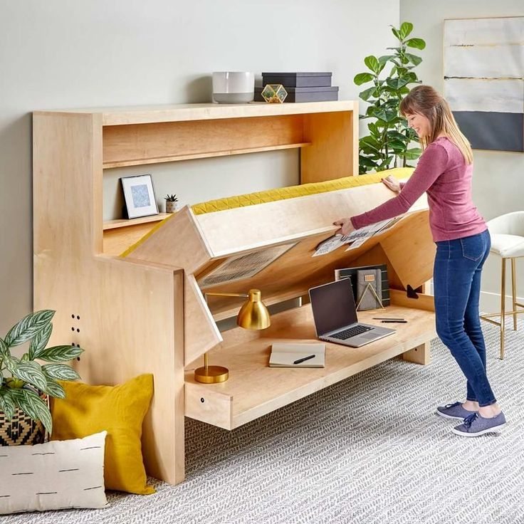 What Is A Murphy Bed Desk Combo? - A House In The Hills within Murphy Bed And Desk Combo
