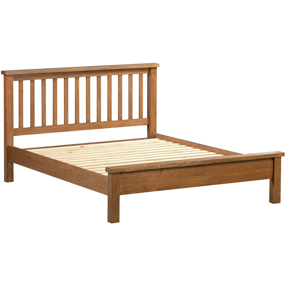 Wynyard Rustic King Size Bed | Oak World with regard to Rustic King Size Bed Frame