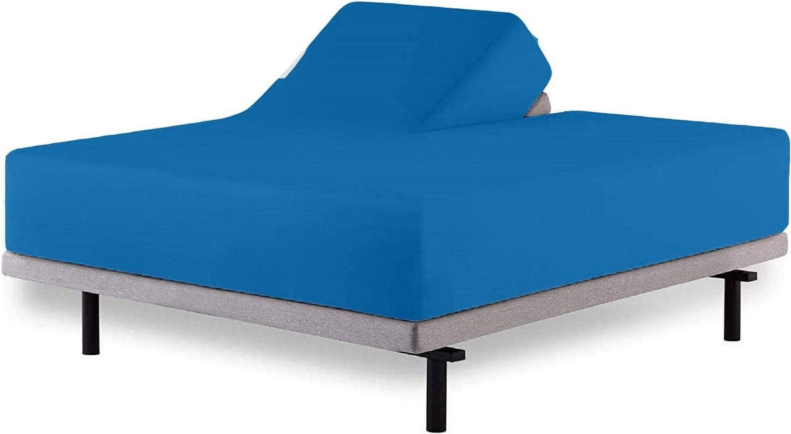100% Cotton Top Split Queen Fitted Sheet For Adjustable Beds, 300 Tc 15 ... pertaining to Deep Pocket Fitted Sheets For Adjustable Beds