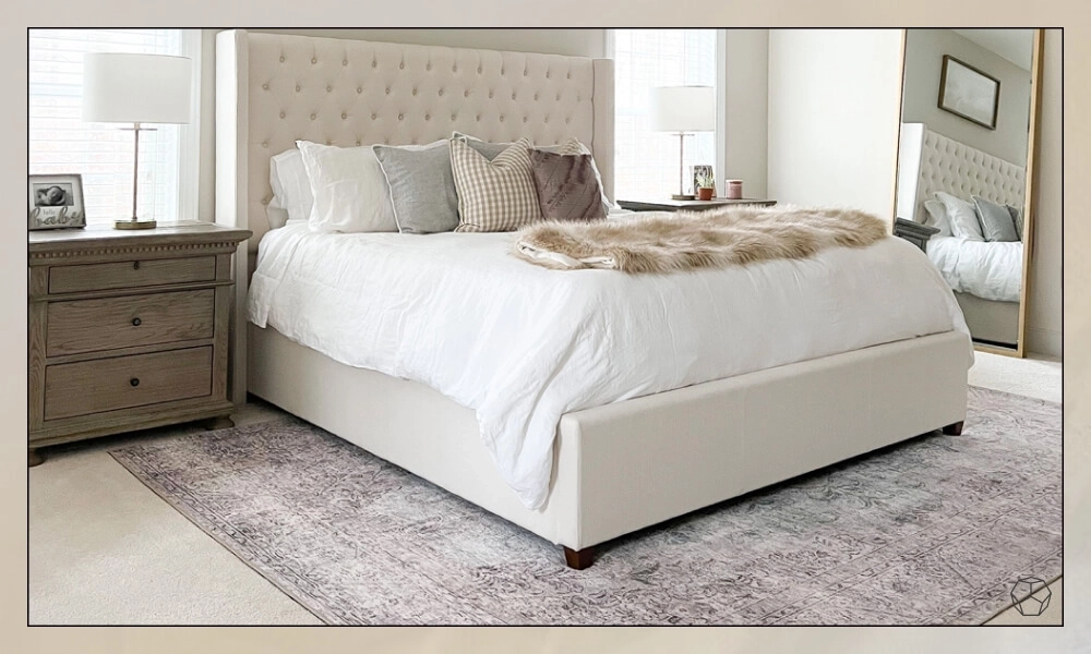 How To Find The Perfect Rug Size For Your King-Size Bed with What Size Rug Under King Size Bed